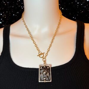 🌌✨ Light of the Cosmos Swivel Pendant Necklace ✨🌌 